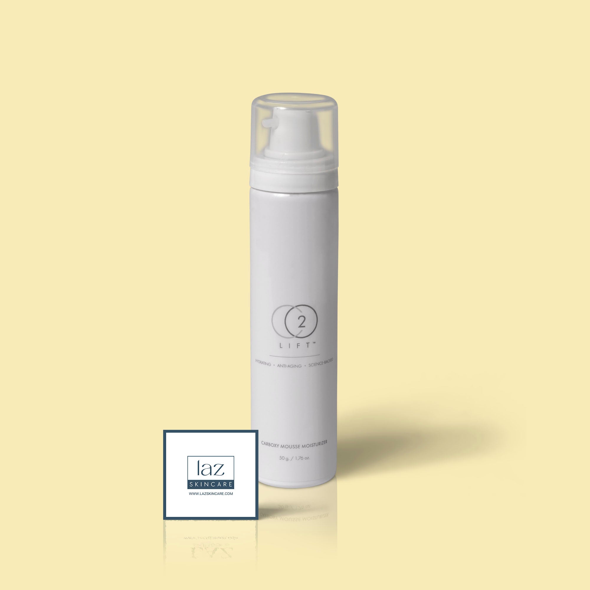 CO2Lift Carboxy Mousse Moisturizer, stocked by LAZ Skincare
