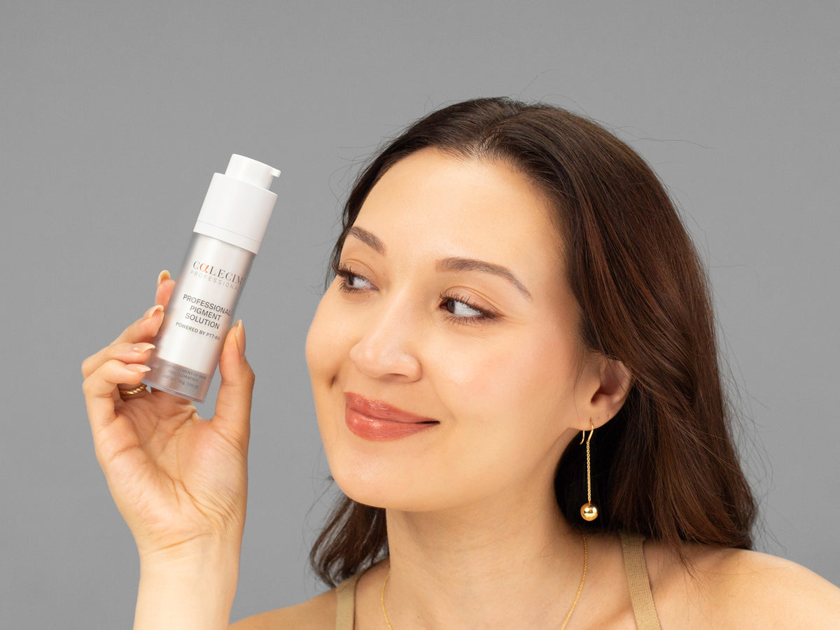 Calecim Professional Pigment Solution, part of the LAZ Skincare range.